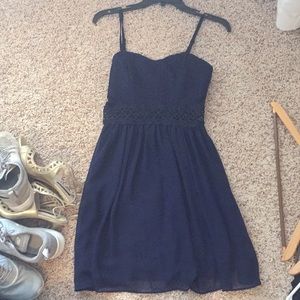BCX navy blue dress